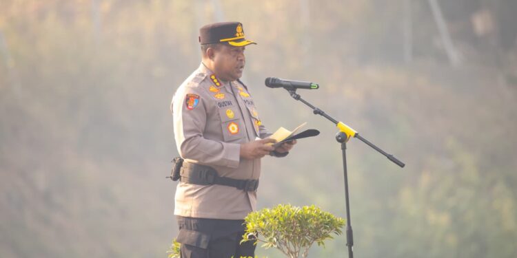 Pemprov Papua Tengah Gelar Apel Karhutla El Niño, Wakapolda: “Prioritaskan Pencegahan dan Kolaborasi”